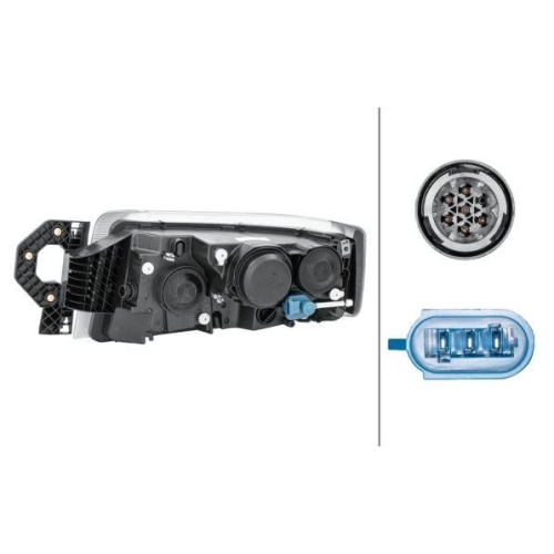 HELLA Hauptscheinwerfer 1EL 011 899-481 für RENAULT, rechts
