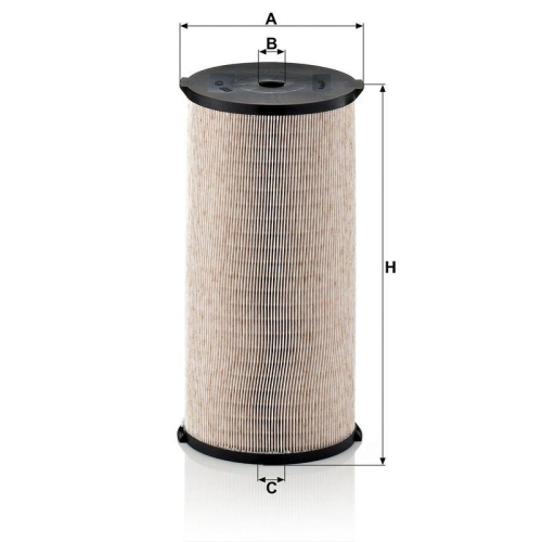 MANN-FILTER PFU 19 326 x &Ouml;lfilter f&uuml;r FIAT FORD MERCEDES-BENZ VOLVO ERF FAUN MTU