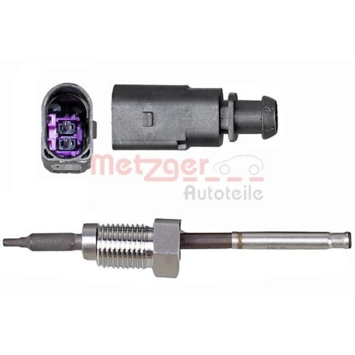 Sensor, Abgastemperatur METZGER 0894927 für VW, vor Abgasturbolader