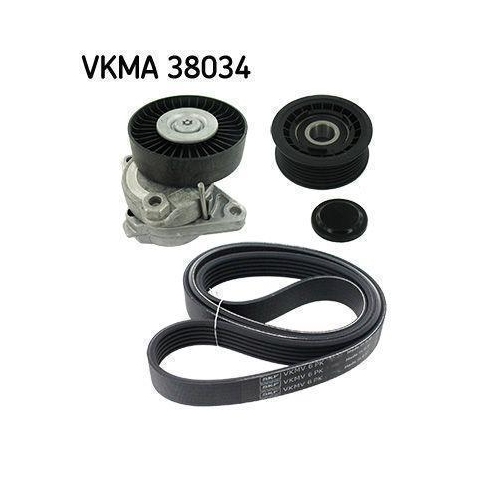Keilrippenriemensatz SKF VKMA 38034 f&uuml;r AUDI CHRYSLER FIAT LANCIA MERCEDES-BENZ