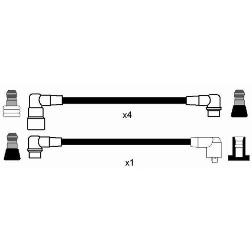 Z&uuml;ndleitungssatz NGK 8500 f&uuml;r VOLVO, f&uuml;r Fahrzeuge mit Z&uuml;ndverteiler