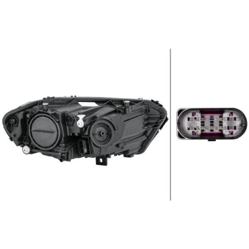 HELLA Hauptscheinwerfer 1EG 015 091-011 f&uuml;r MERCEDES-BENZ CITRO&Euml;N/PEUGEOT, links