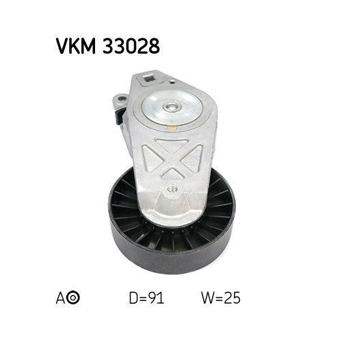 Riemenspanner, Keilrippenriemen SKF VKM 33028 f&uuml;r CITRO&Euml;N FIAT LANCIA PEUGEOT