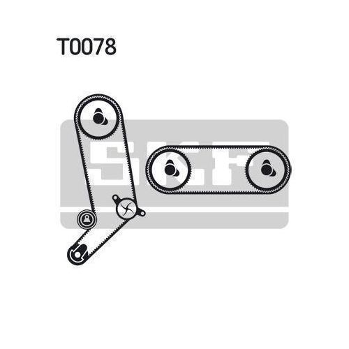 Wasserpumpe + Zahnriemensatz SKF VKMC 01271 f&uuml;r AUDI SEAT SKODA VOLVO VW