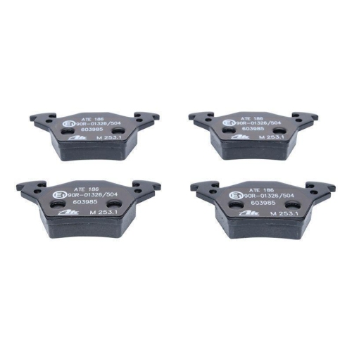 Bremsbelagsatz, Scheibenbremse ATE 13.0460-3985.2 f&uuml;r MERCEDES-BENZ, Hinterachse