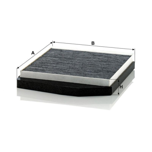 Filter, Innenraumluft MANN-FILTER CUK 2855/1 f&uuml;r VOLVO