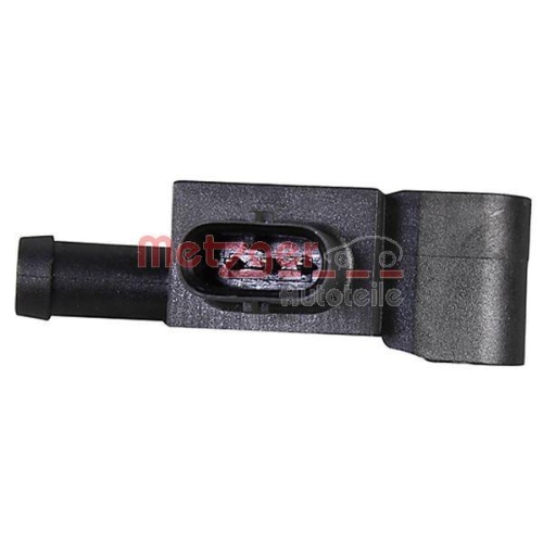 Sensor, Abgasdruck METZGER 0906406 GREENPARTS f&uuml;r MERCEDES-BENZ, AGR-Ventil