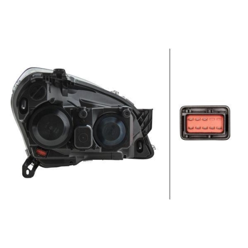 HELLA Hauptscheinwerfer 1EG 270 370-311 f&uuml;r OPEL GENERAL MOTORS, links