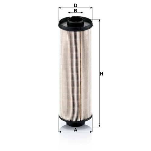 MANN-FILTER PU 855 x Kraftstofffilter f&uuml;r LIEBHERR