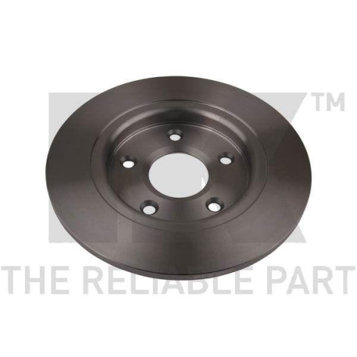 Bremsscheibe NK 209334 f&uuml;r CHRYSLER DODGE FIAT VW, Hinterachse