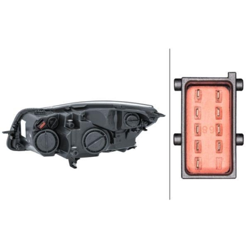 HELLA Hauptscheinwerfer 1EJ 009 630-321 für OPEL, rechts