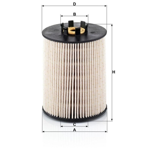 MANN-FILTER PU 815 x Kraftstofffilter f&uuml;r VOLVO DEUTZ-FAHR FENDT STILL LINDE