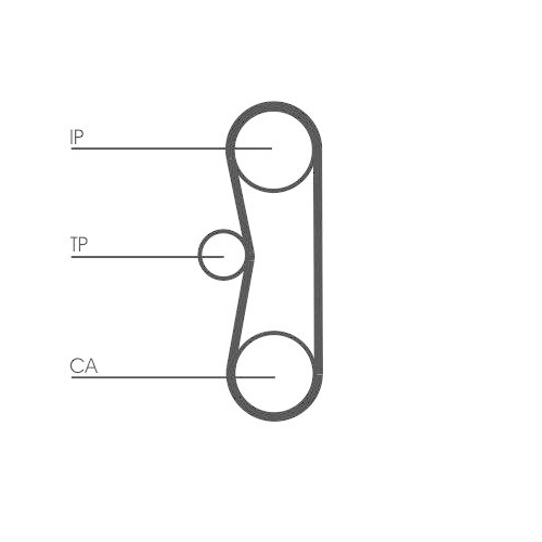 Zahnriemensatz CONTINENTAL CTAM CT662K1 f&uuml;r
