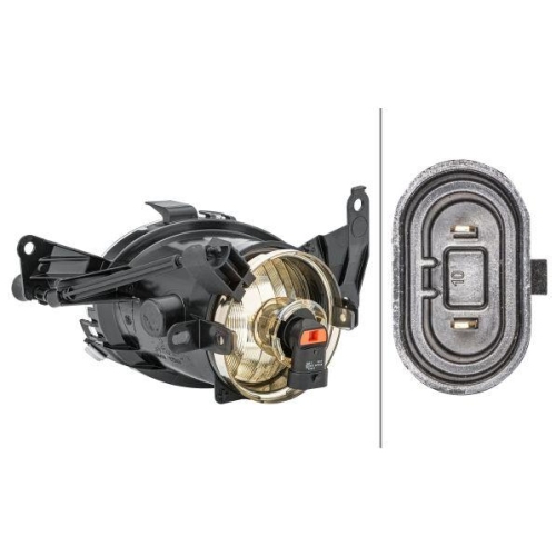 HELLA Nebelscheinwerfer 1N0 354 681-021 für OPEL VAUXHALL GENERAL MOTORS, rechts