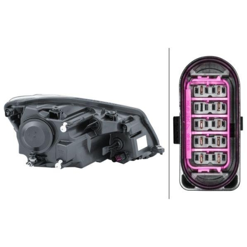 HELLA Hauptscheinwerfer 1EL 010 551-011 für VW, links