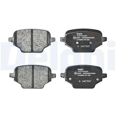 DELPHI LP3580 Bremsbelagsatz, Scheibenbremse f&uuml;r CITRO&Euml;N FIAT OPEL PEUGEOT