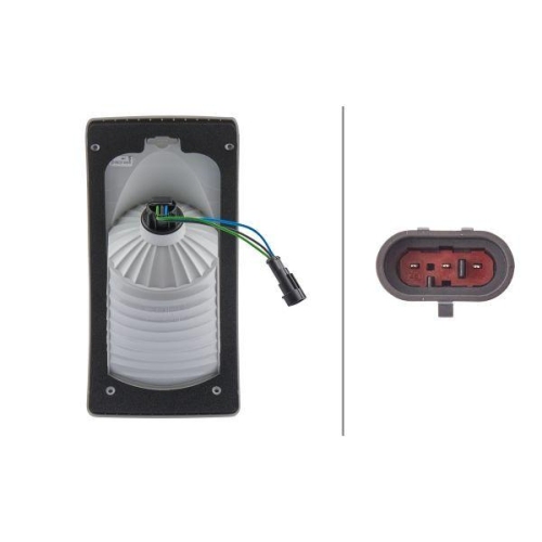 HELLA Heckleuchte 2SB 008 805-201 für FENDT AGCO, links, rechts