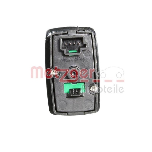 Schalter, Fensterheber METZGER 0916988 f&uuml;r MERCEDES-BENZ, beifahrerseitig, vorne