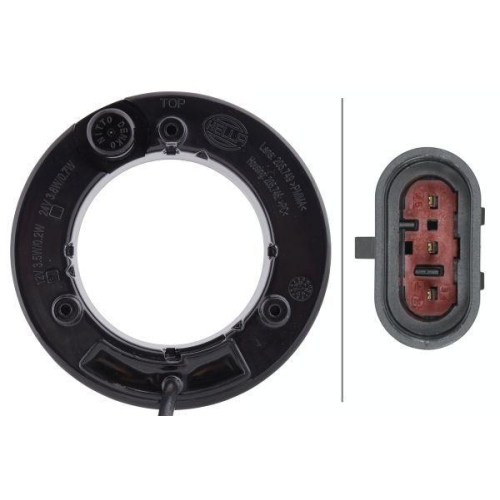 HELLA Heckleuchte 2SB 009 362-301 für AEBI CASE IH, links, rechts