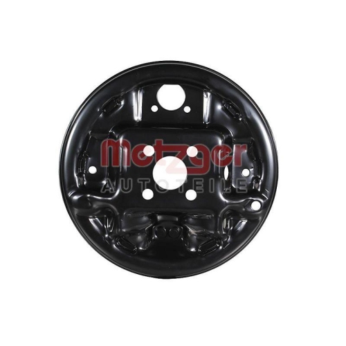 Bremstr&auml;gerplatte METZGER AUTOTEILE 6117107 f&uuml;r NISSAN, Hinterachse links