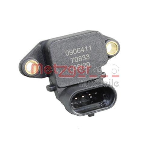 Sensor, Ladedruck METZGER 0906411 f&uuml;r SAAB GENERAL MOTORS, Ansaugkr&uuml;mmer