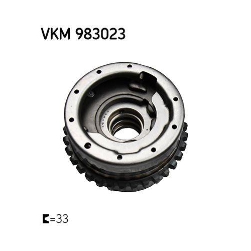 Nockenwellenversteller SKF VKM 983023 f&uuml;r MERCEDES-BENZ, Auslassseite, links