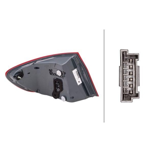 HELLA Heckleuchte 2SD 011 144-321 für BMW, rechts