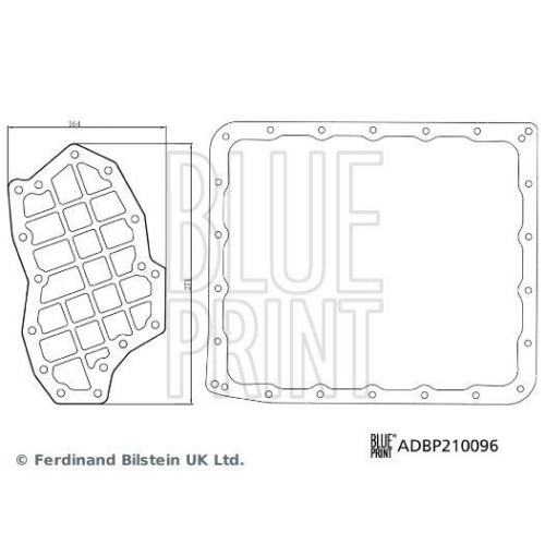 Hydraulikfiltersatz, Automatikgetriebe BLUE PRINT ADBP210096 f&uuml;r NISSAN HYUNDAI