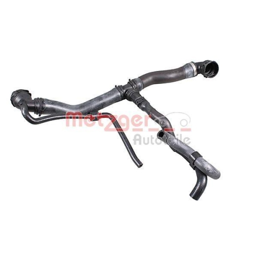 K&uuml;hlerschlauch METZGER 2421529 f&uuml;r AUDI VW VAG, oben, vorne