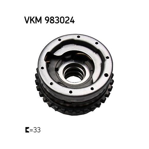 Nockenwellenversteller SKF VKM 983024 für MERCEDES-BENZ, Einlassseite, links
