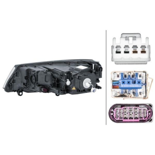 HELLA Hauptscheinwerfer 1EL 011 937-321 für VW, rechts