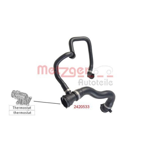 K&uuml;hlerschlauch METZGER 2420533 f&uuml;r BMW