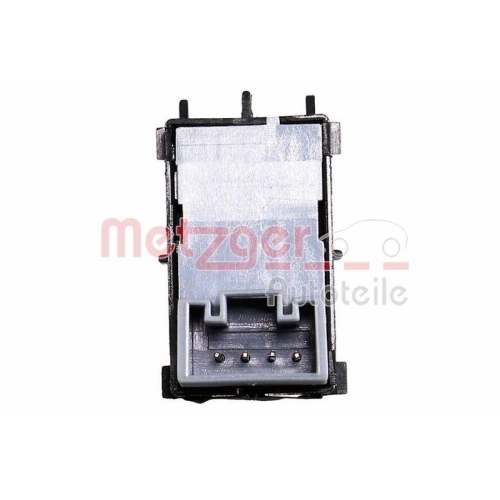 Schalter, Fensterheber METZGER 0916993 f&uuml;r AUDI SEAT VW VAG, beifahrerseitig