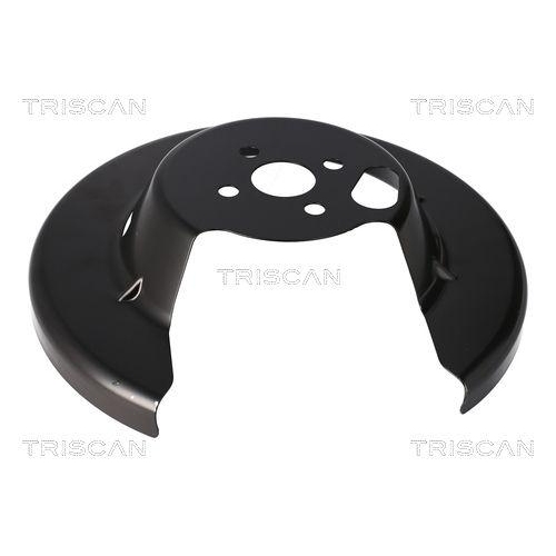 Spritzblech, Bremsscheibe TRISCAN 8125 25208 f&uuml;r RENAULT, Hinterachse rechts