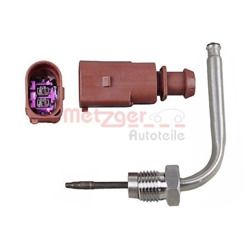 Sensor, Abgastemperatur METZGER 0894943 f&uuml;r AUDI VW, vor Ru&szlig;partikelfilter