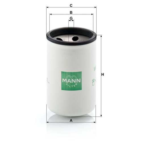 MANN-FILTER W 925 &Ouml;lfilter f&uuml;r LIEBHERR CLAAS JOHN DEERE INGERSOLL-RAND SULLAIR