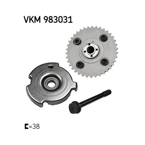 Nockenwellenversteller SKF VKM 983031 f&uuml;r BMW, Einlassseite