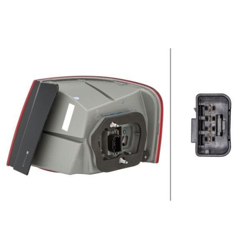 HELLA Heckleuchte 2SD 983 150-031 für VW, links