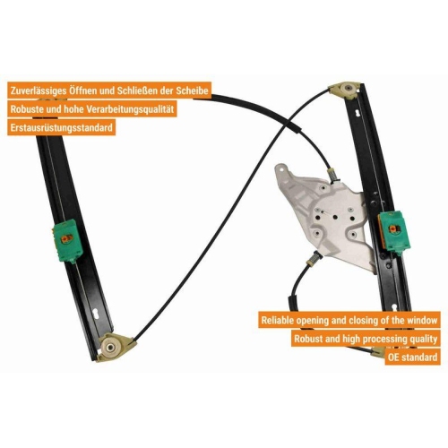 Fensterheber VAICO V10-1880 Original VAICO Qualit&auml;t f&uuml;r AUDI SEAT SKODA VW VAG