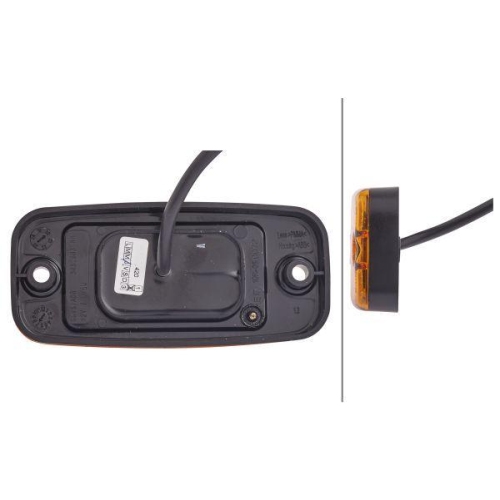 HELLA Seitenmarkierungsleuchte 2PS 345 600-001 f&uuml;r DAF GOLDHOFER