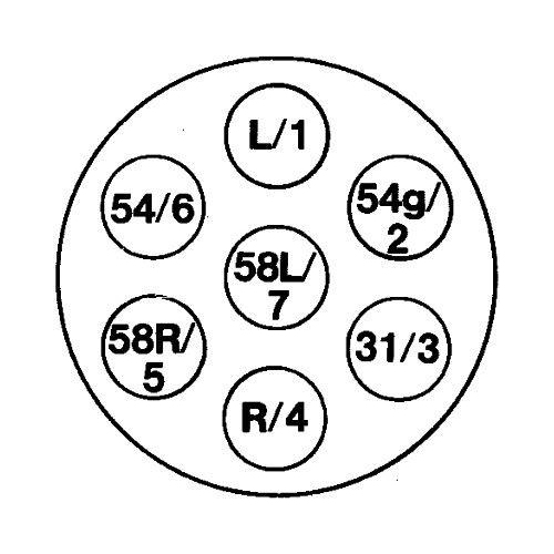 HELLA Steckdose 8JB 001 941-041 für JAEGER HITACHI PACTON MANITOU IRIZAR