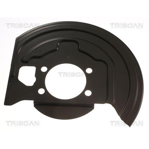 Spritzblech, Bremsscheibe TRISCAN 8125 14108 f&uuml;r NISSAN, Vorderachse links