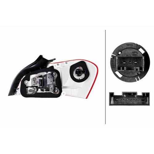 HELLA Heckleuchte 2VP 010 756-191 für BMW, links