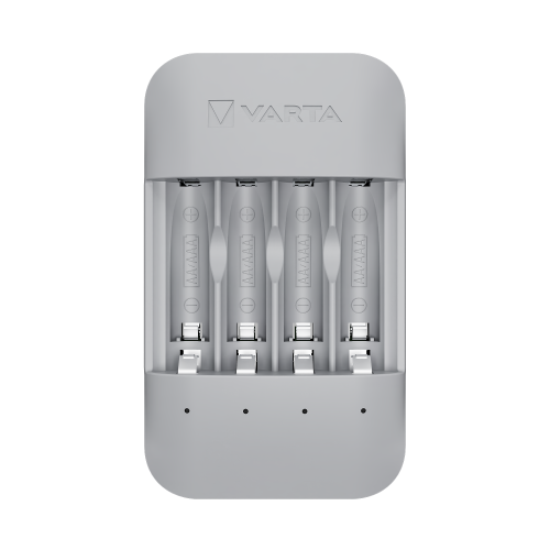 VARTA Eco Charger Pro Recycled Ladegerät & 4x AAA Batterien 800 mAh Box