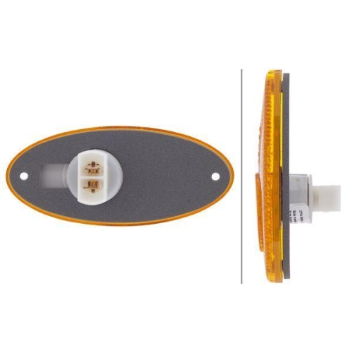 HELLA Seitenmarkierungsleuchte 2PS 964 295-001 f&uuml;r DAF MAN TAM KARMANN FENDT