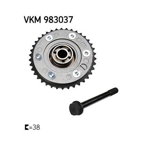 Nockenwellenversteller SKF VKM 983037 f&uuml;r BMW, Einlassseite