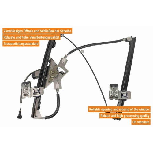 VAICO Fensterheber links und rechts elektrisch, vorne , ohne Komfortfun V10-6308 + V10-6309 f&uuml;r SEAT