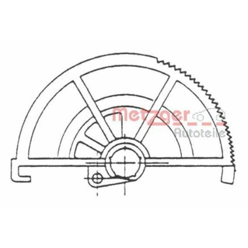 Reparatursatz, automatische Kupplungsnachstellung METZGER 5F201 für FORD