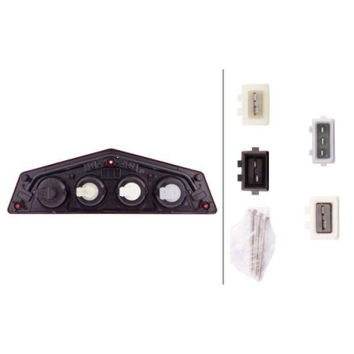 HELLA Heckleuchte 2VP 012 570-011 für, links