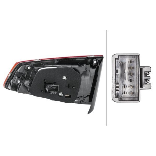 HELLA Heckleuchte 2TZ 011 890-071 für AUDI VW, links